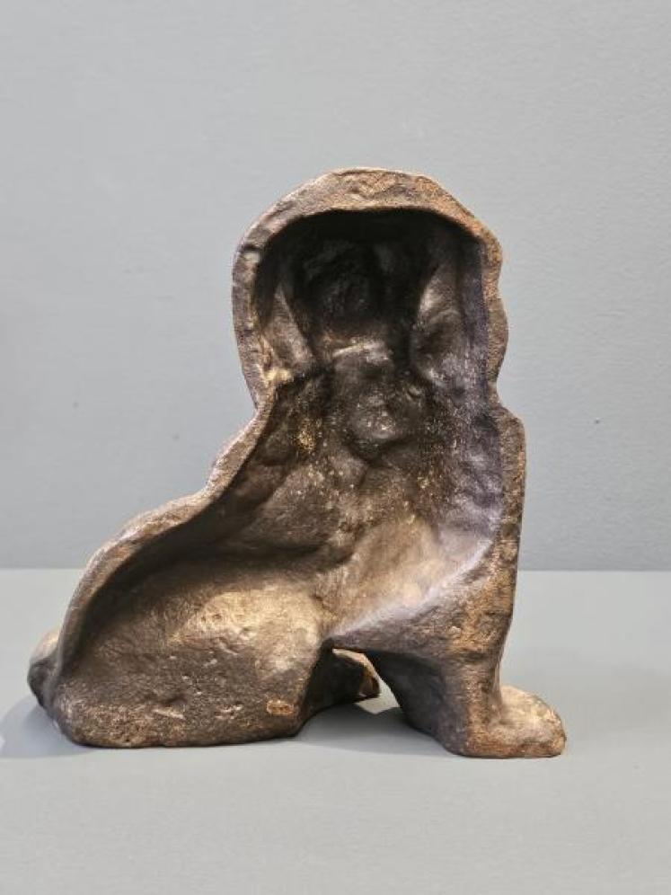Victorian Cast Iron Spaniel Door Stop - Image 4