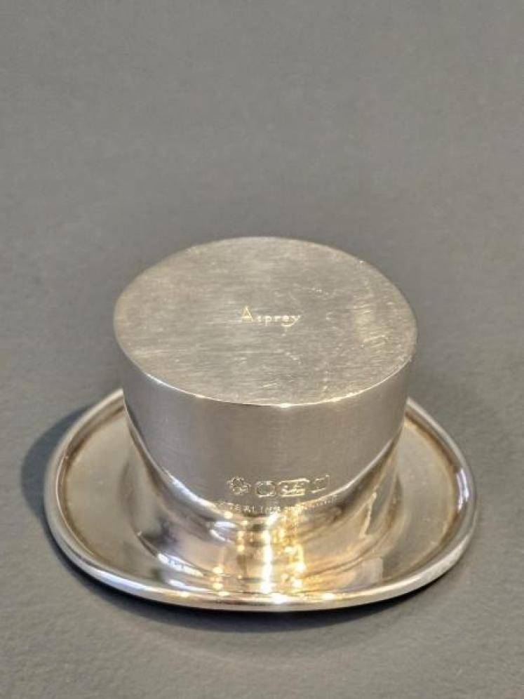 Aspreys Cast Silver Top Hat - Image 6