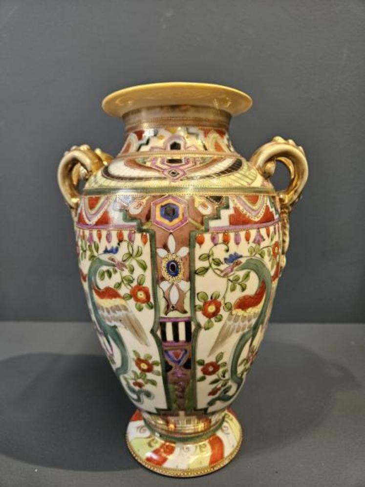 Pair of Edwardian Noritake Vases - Image 3