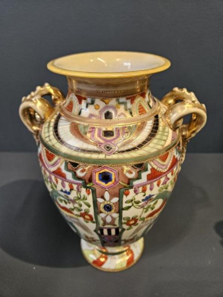 Pair of Edwardian Noritake Vases - Image 4