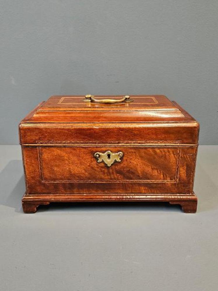 George III Mahogany Box - Image 1