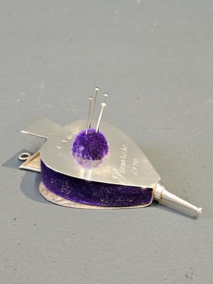 Silver Bellows Pin Cushion - Image 2