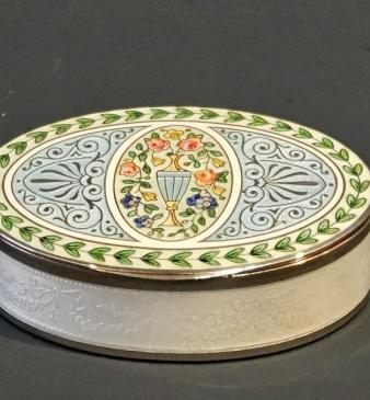 Outstanding Silver and Enamel Table Box