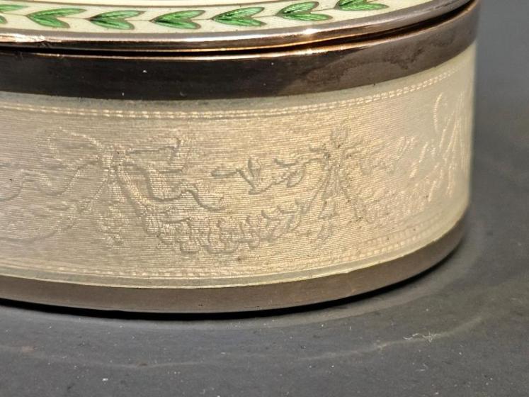 Outstanding Silver and Enamel Table Box - Image 7