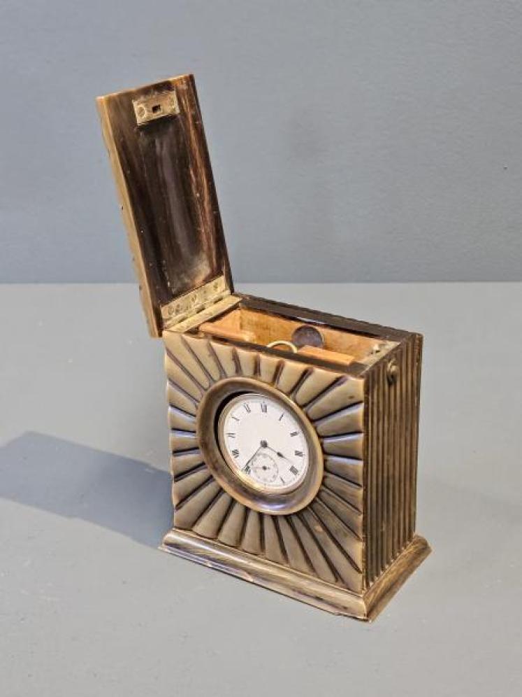 Victorian Horn Pocket Watch Holder - Image 3