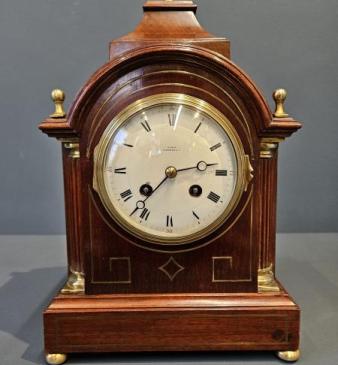 Victorian Mahogany 8 Day Mantel Clock