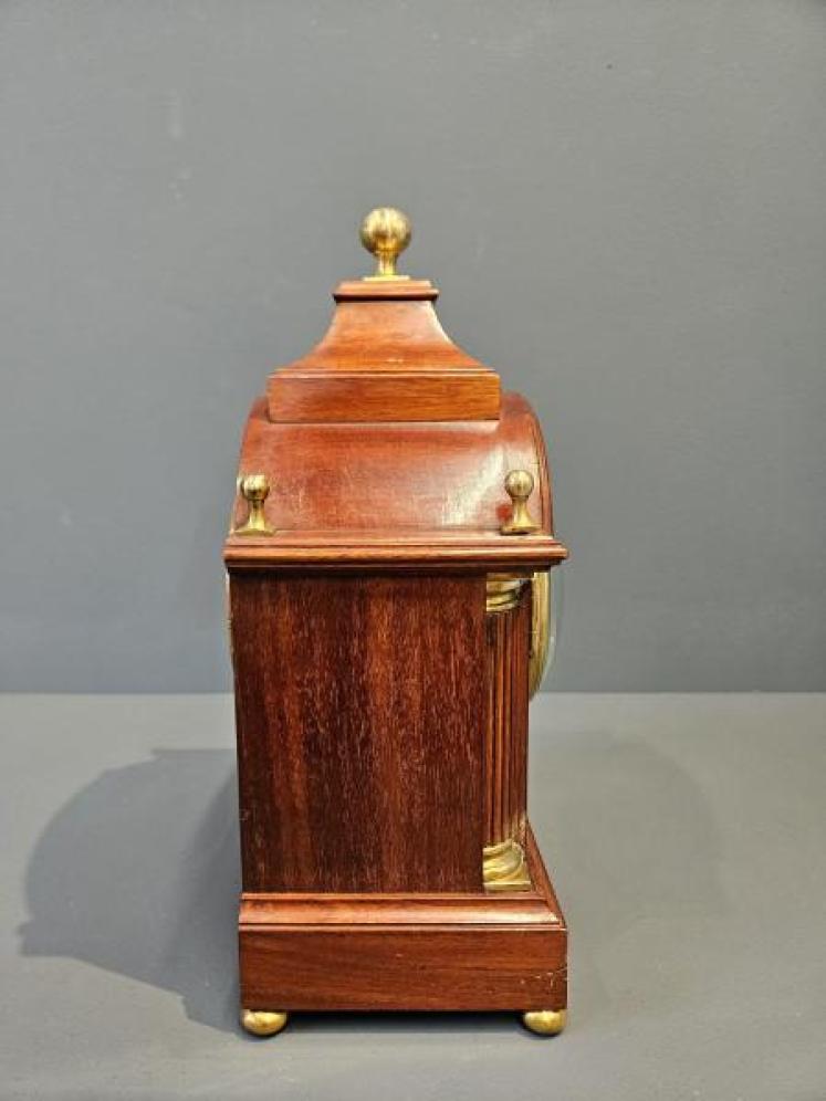 Victorian Mahogany 8 Day Mantel Clock - Image 3