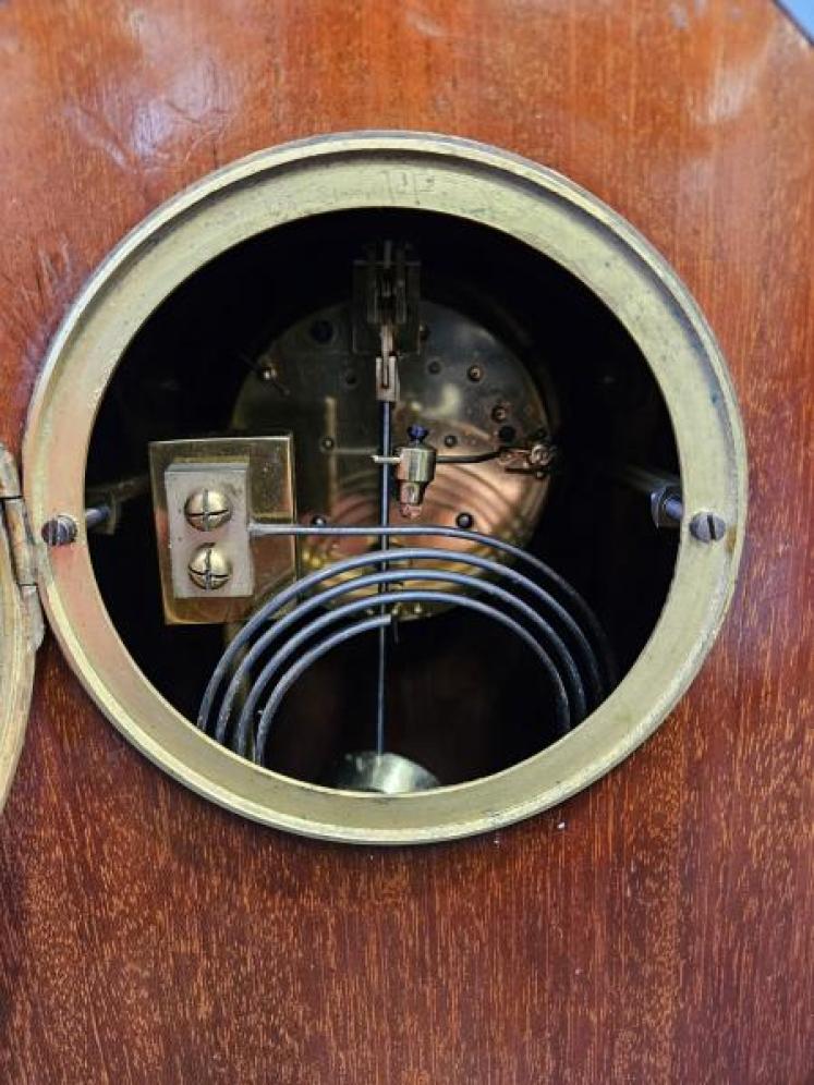 Victorian Mahogany 8 Day Mantel Clock - Image 6