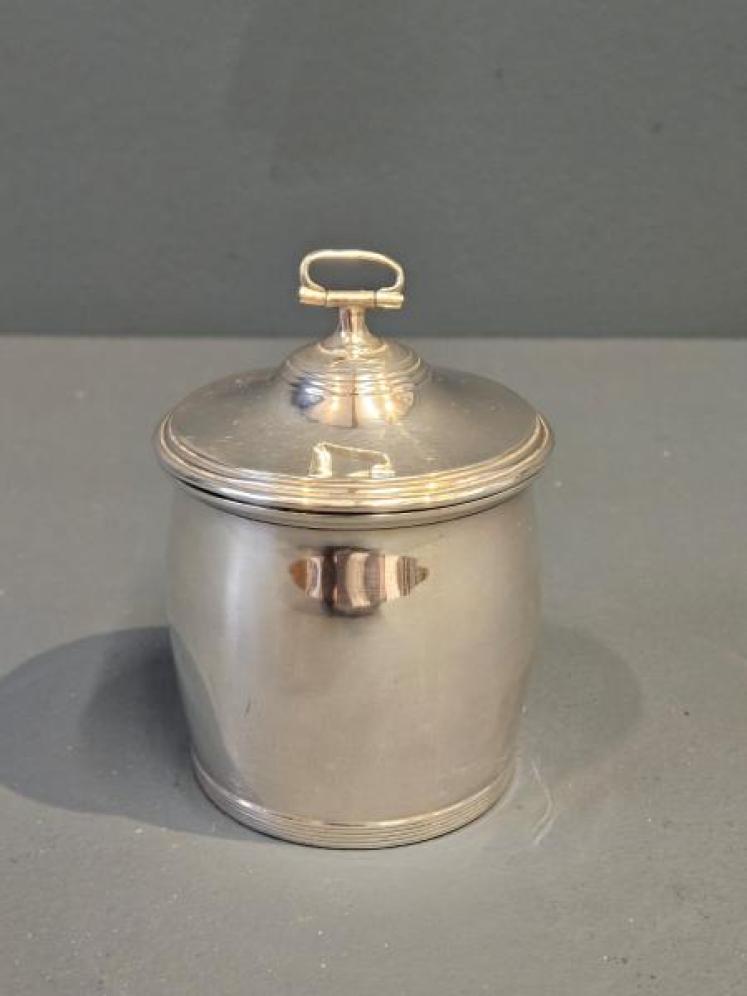 George V Silver Tea Caddy - Image 1