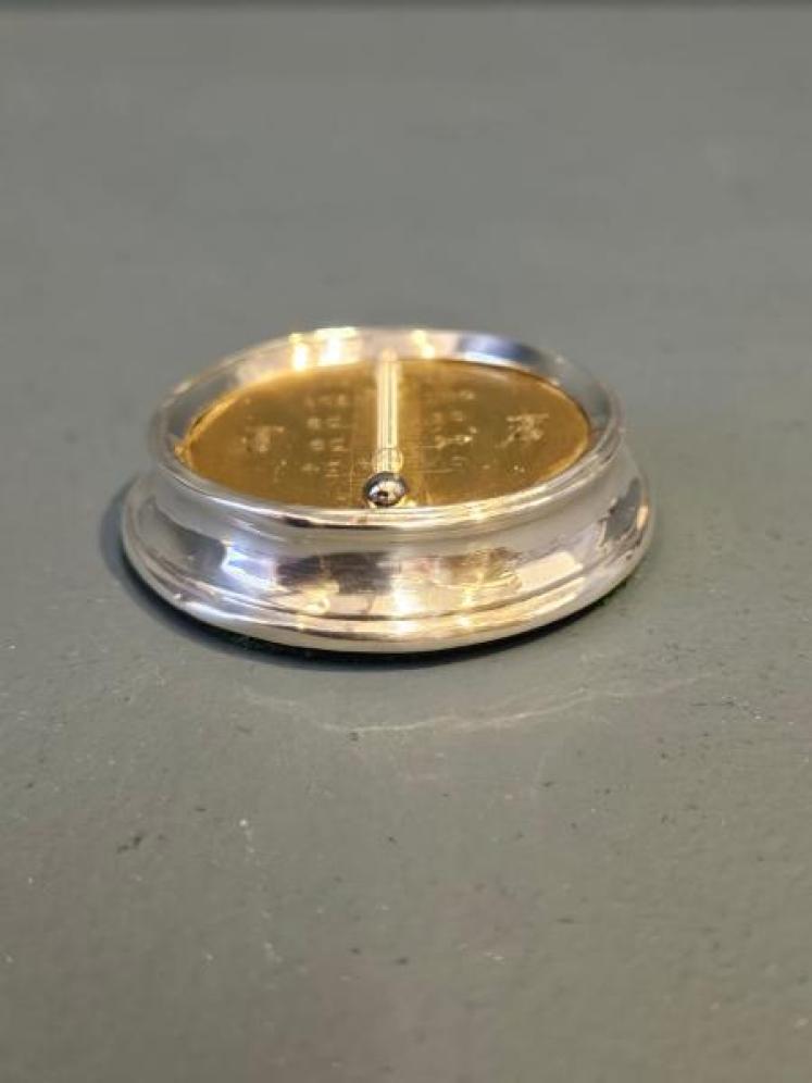 Edwardian Silver Thermometer Paper Weight - Image 3