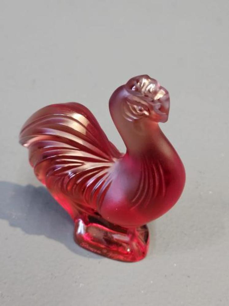 Lalique Opalescent Red Cockerel - Image 4
