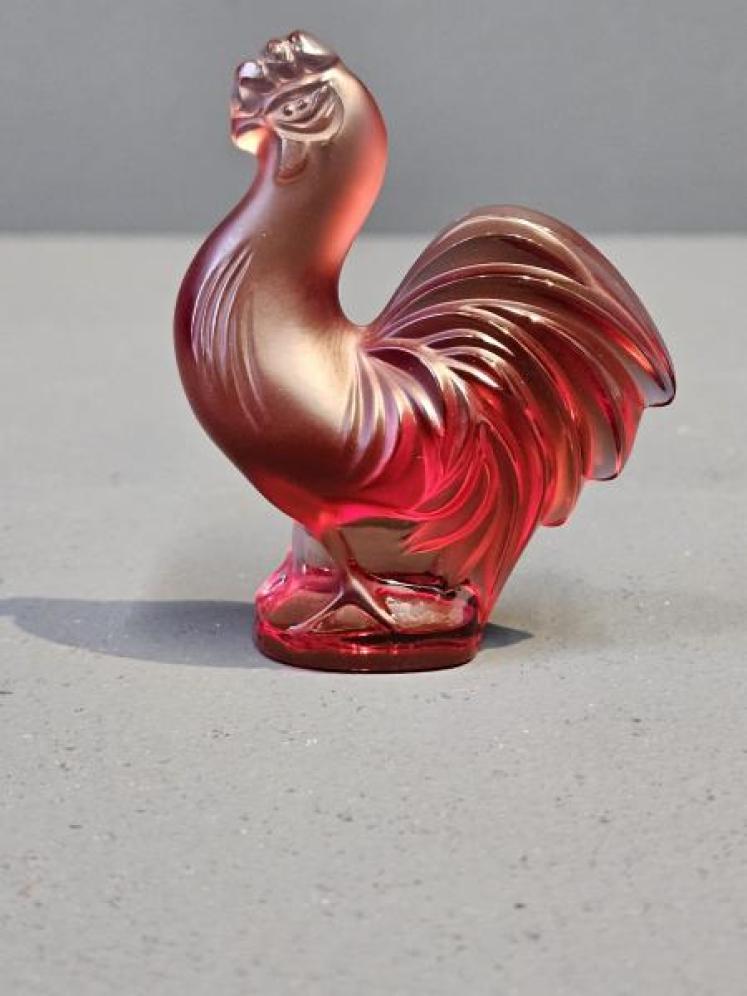 Lalique Opalescent Red Cockerel - Image 6