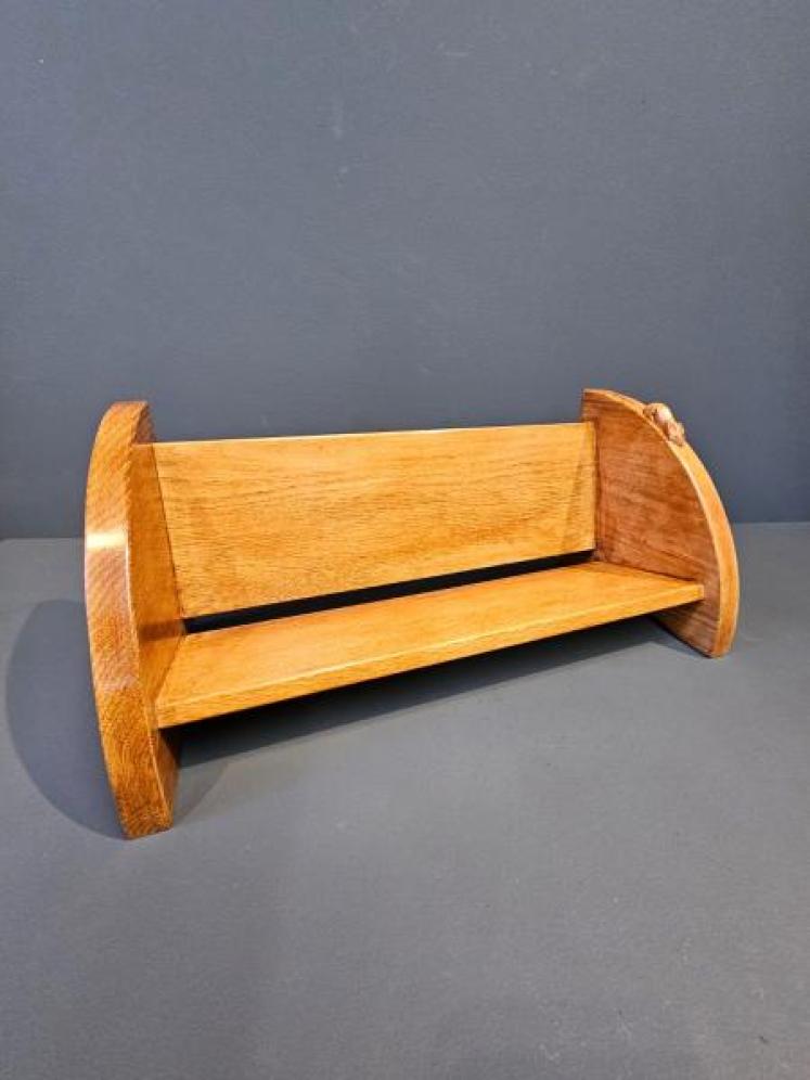 Mouseman Oak Book Trough - Image 1