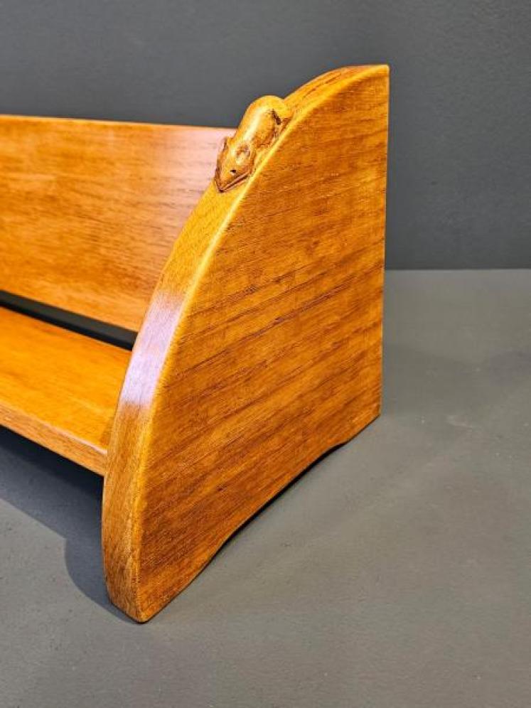 Mouseman Oak Book Trough - Image 3