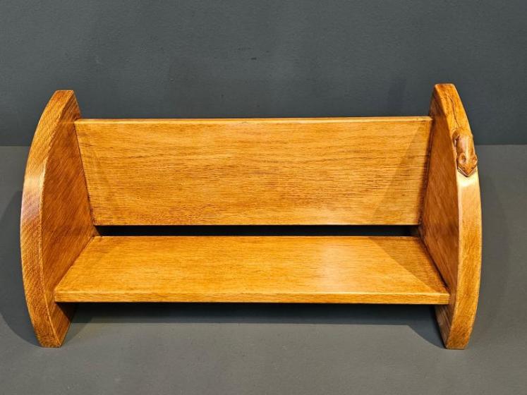 Mouseman Oak Book Trough - Image 5