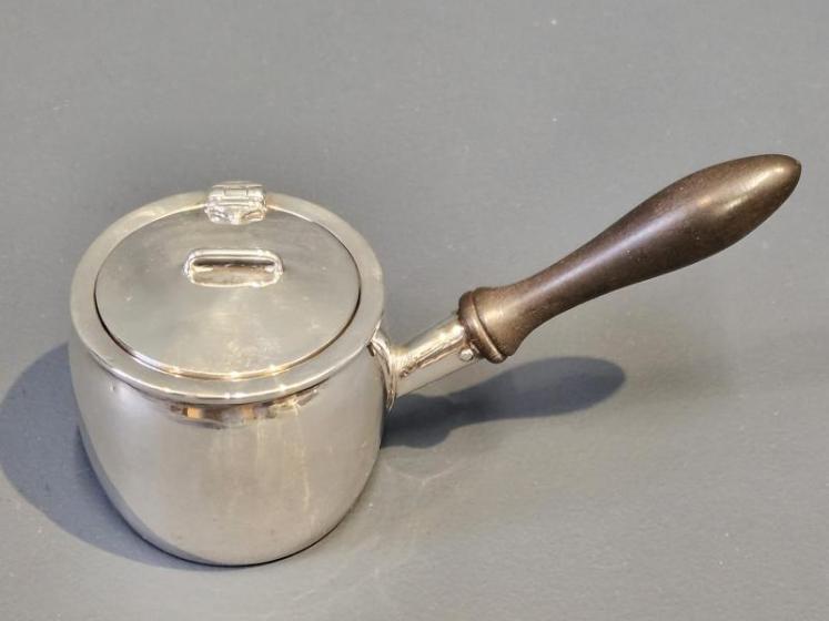 Silver Sauce Pan Ink Well - Image 1