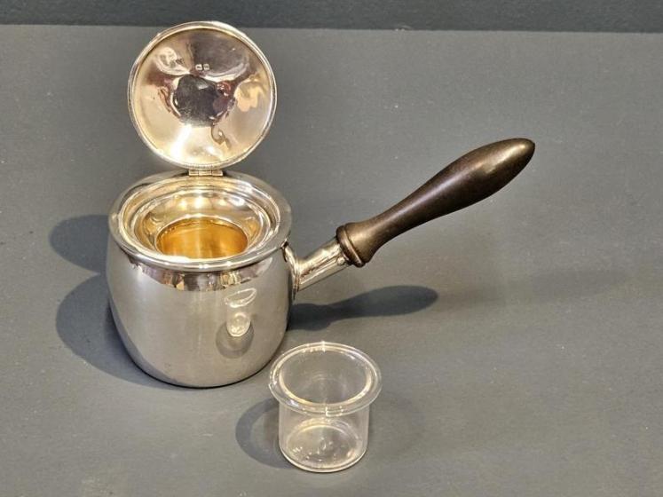 Silver Sauce Pan Ink Well - Image 6