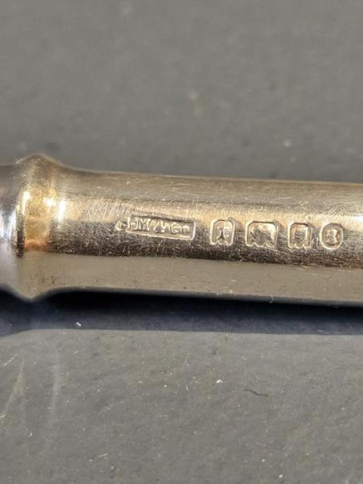 Victorian Sampson Mordan Silver Cigar Piercer - Image 5