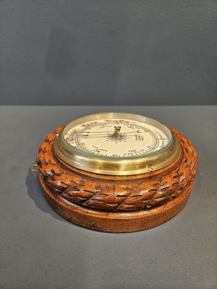 Victorian Oak Dublin Barometer - Image 2