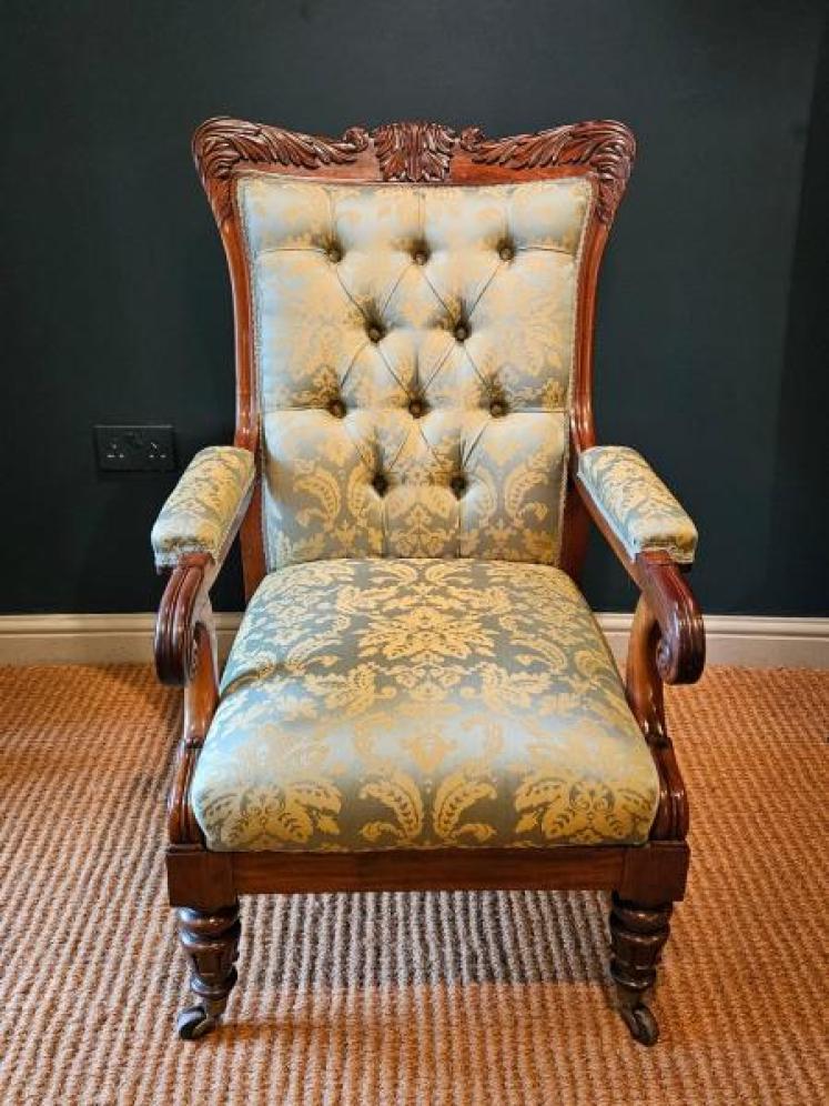 William IV Open Arm Chair - Image 3