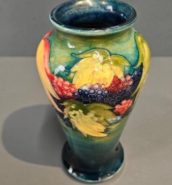 Moorcroft Leaf and Blackberries Vase