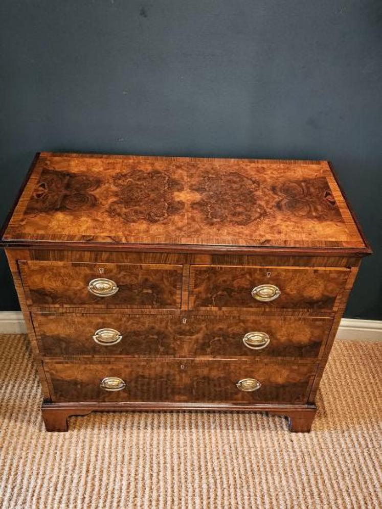 Victorian Walnut Chest of Drawers  - Image 3