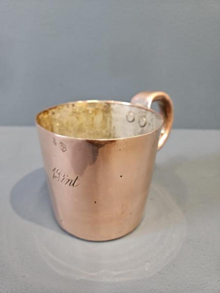 Royal Navy Copper Rum Measure  - Image 1