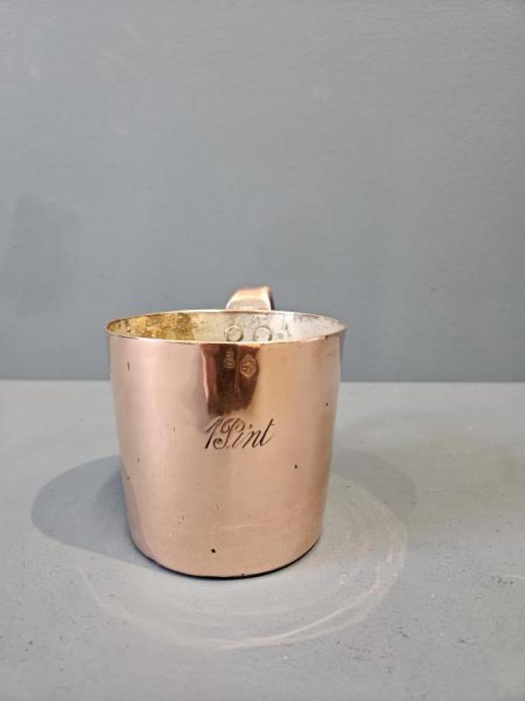 Royal Navy Copper Rum Measure  - Image 6