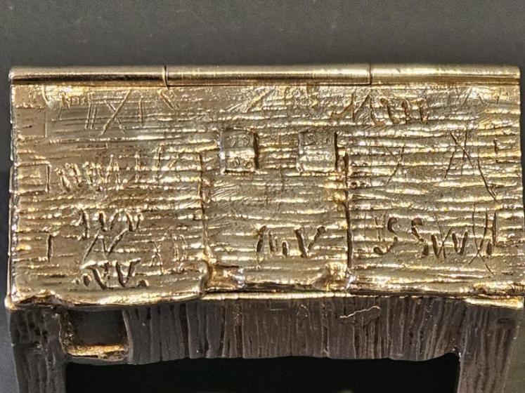 Rare Silver William Shakespeare Desk Stamp Box - Image 7