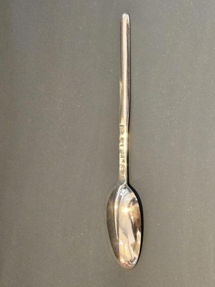 George II Silver Marrow Spoon - Image 3