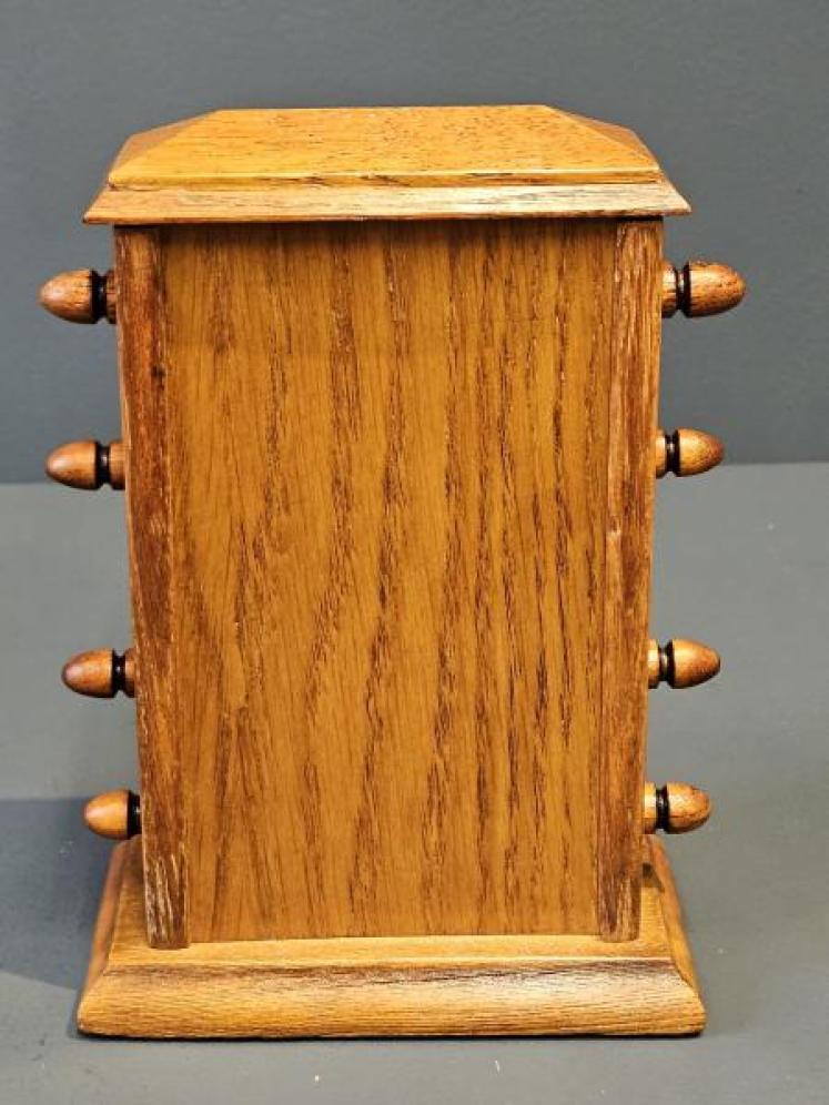 Late Victorian Oak Perpetual Desk Calendar - Image 6