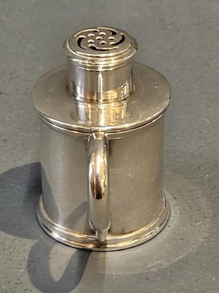 George III Silver Pounce Pot - Image 7