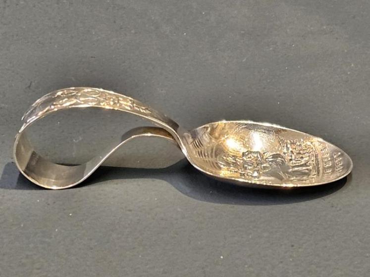 Levi & Salaman Silver Novelty Child's Spoon - Image 1