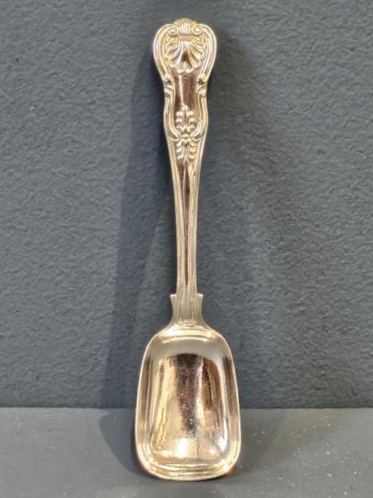 William IV Silver Long Handle Caddy Spoon - Image 1