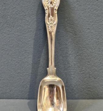 William IV Silver Long Handle Caddy Spoon