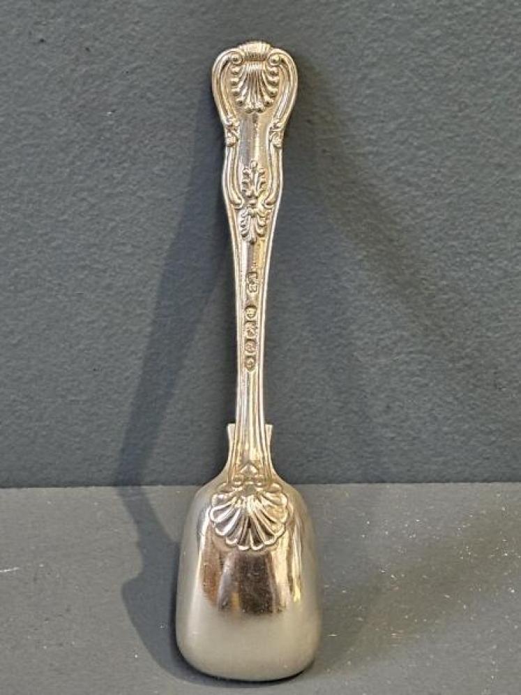 William IV Silver Long Handle Caddy Spoon - Image 5