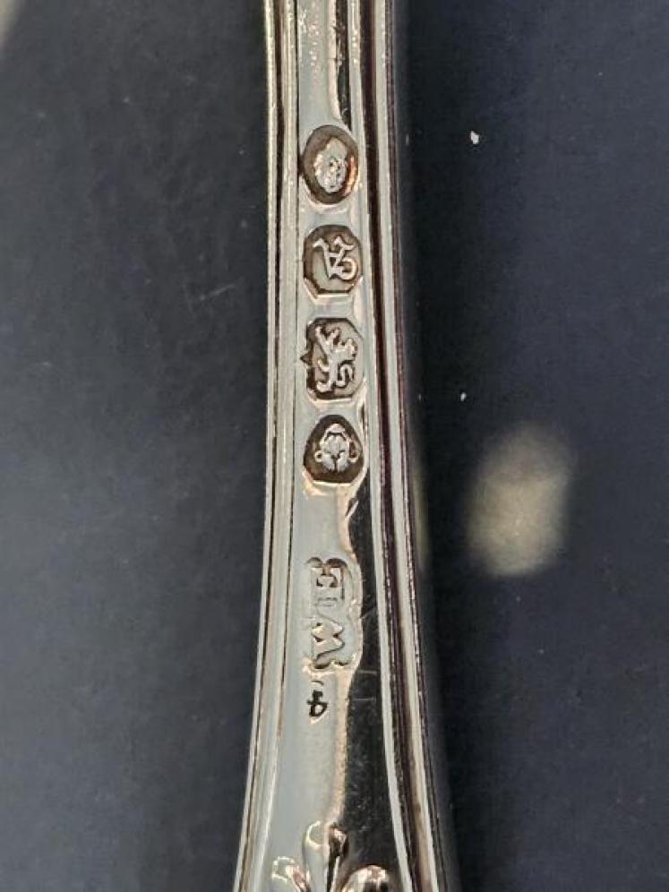 William IV Silver Long Handle Caddy Spoon - Image 7