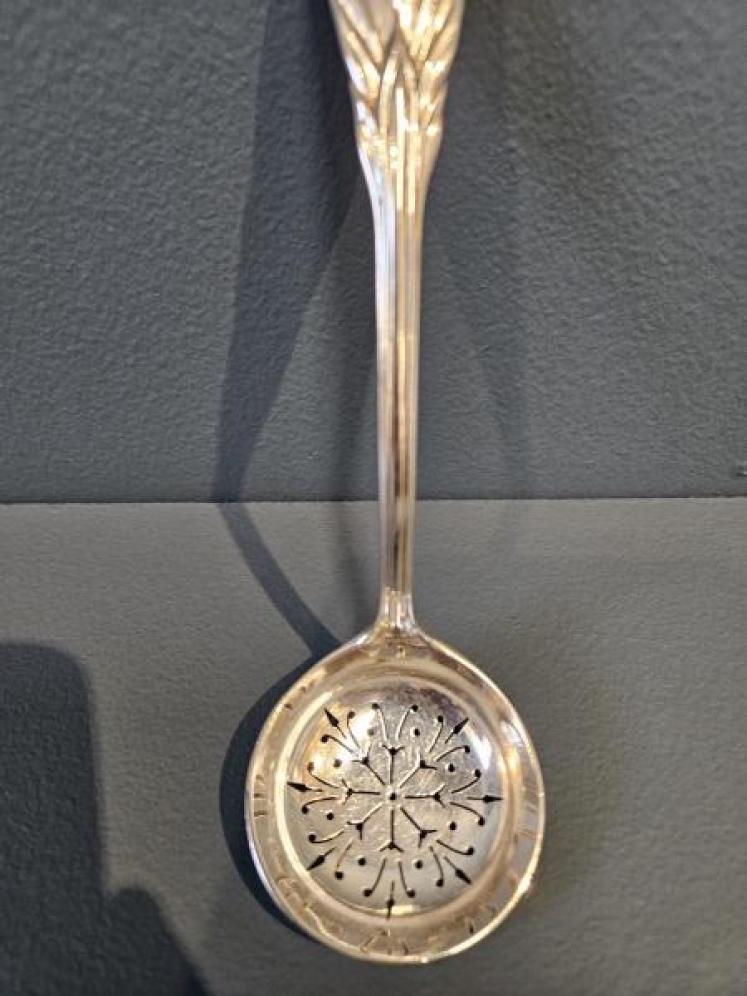 Victorian Elkington Silver Strainer  - Image 2