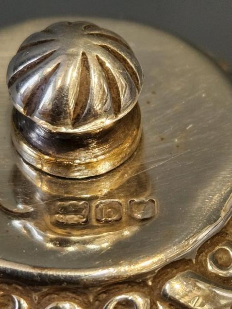 Victorian Silver Pepper Grinder  - Image 3