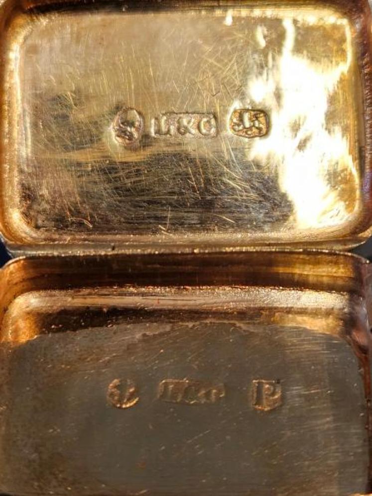 George III Silver Gilt Vinaigrette - Image 6