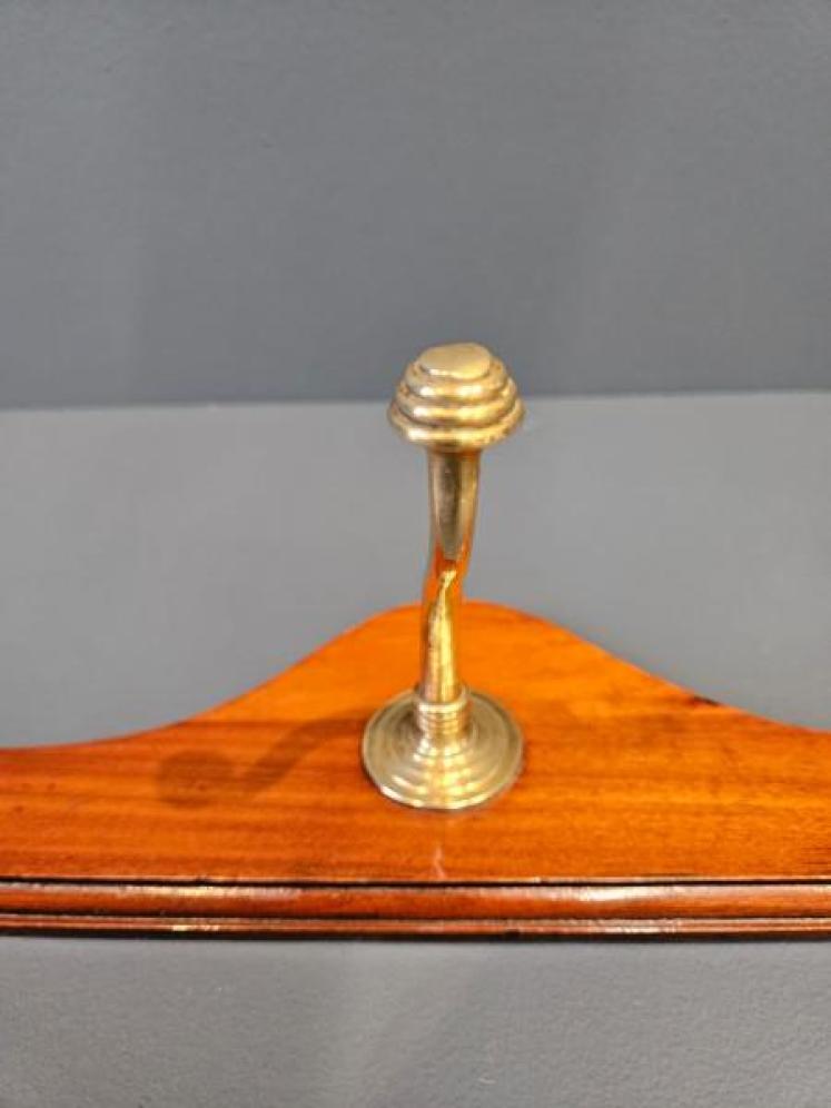 Victorian Walnut Coat and Hat Rack - Image 4