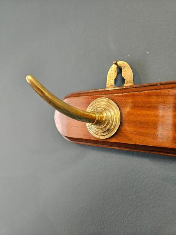 Victorian Walnut Coat and Hat Rack - Image 5