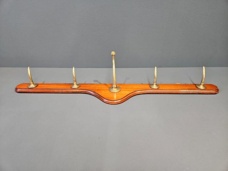 Victorian Walnut Coat and Hat Rack - Image 6