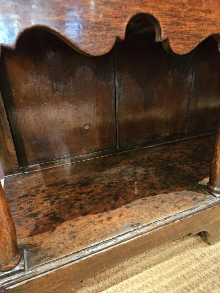 George II Oak Open Pot Board Dresser - Image 5