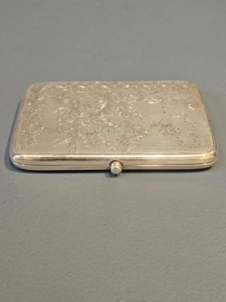 Victorian Silver Card and Stamp Case - Image 1