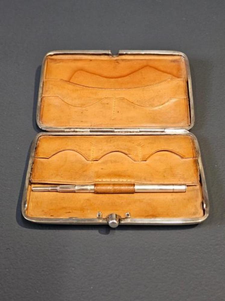 Victorian Silver Card and Stamp Case - Image 2