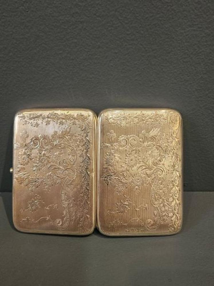 Victorian Silver Card and Stamp Case - Image 4