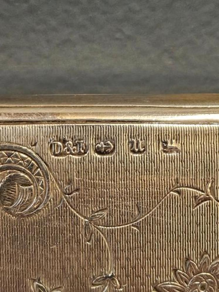 Victorian Silver Card and Stamp Case - Image 6