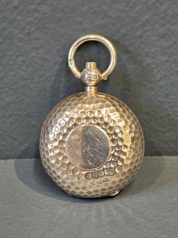 Victorian Planished Silver Sovereign Case - Image 1
