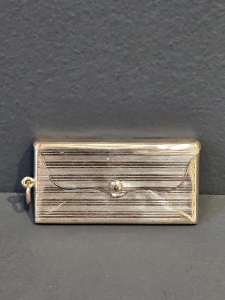 Engine Turned Silver Triple Stamp Envelope - Image 6